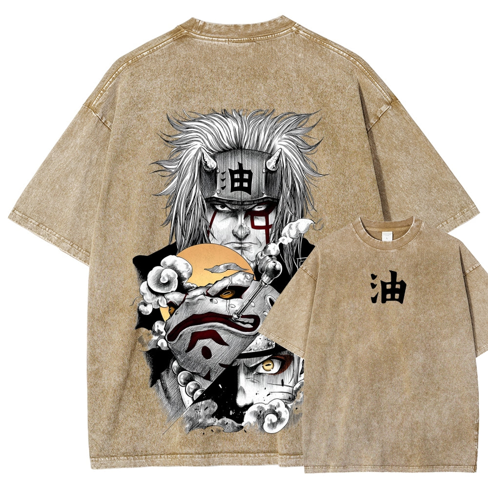 Naruto Unisex Fit Washed T-Shirt 2508017672