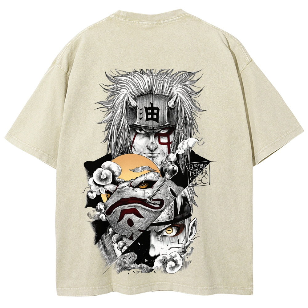 Naruto Unisex Fit Washed T-Shirt 2508017672
