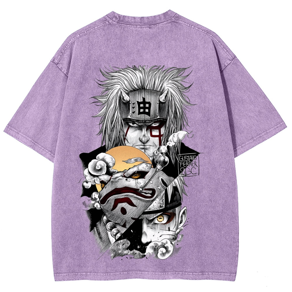 Naruto Unisex Fit Washed T-Shirt 2508017672