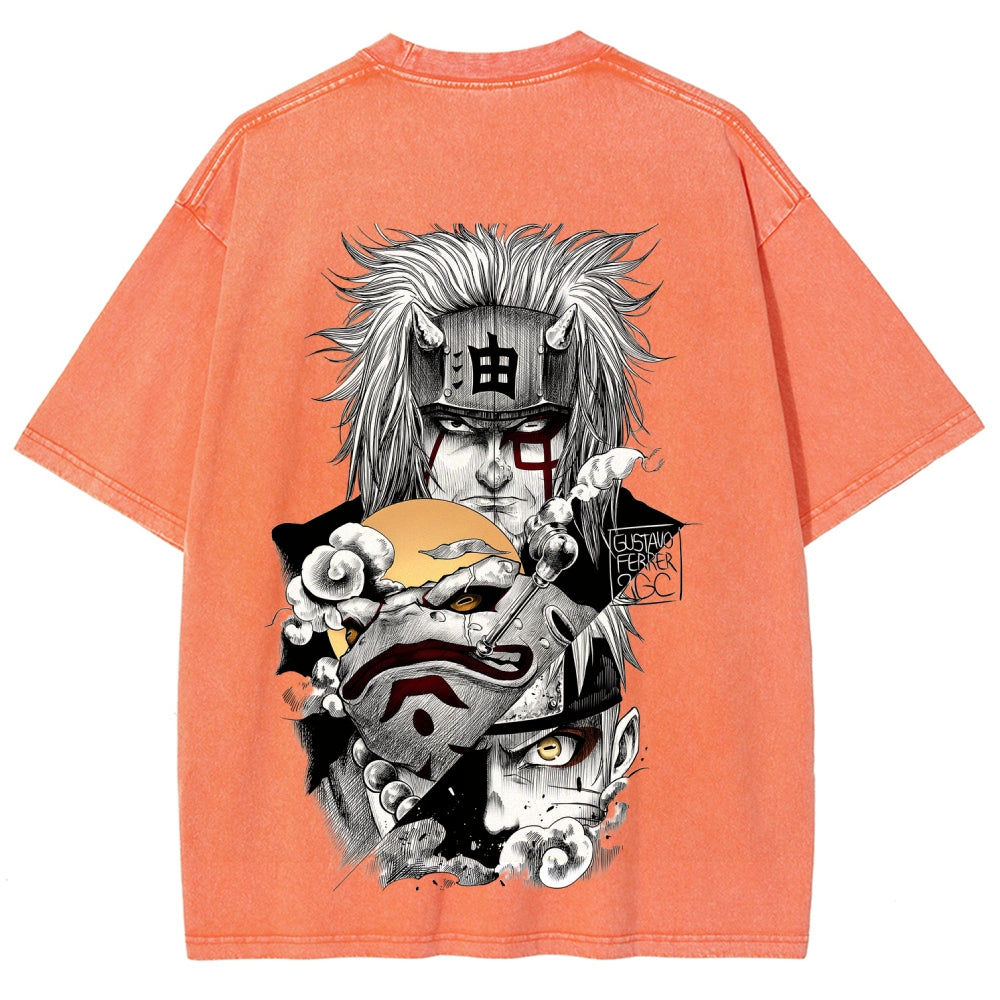 Naruto Unisex Fit Washed T-Shirt 2508017672