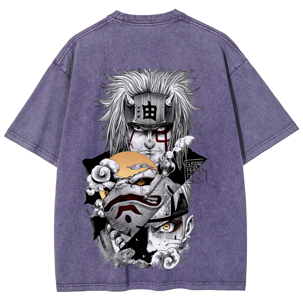 Naruto Unisex Fit Washed T-Shirt 2508017672