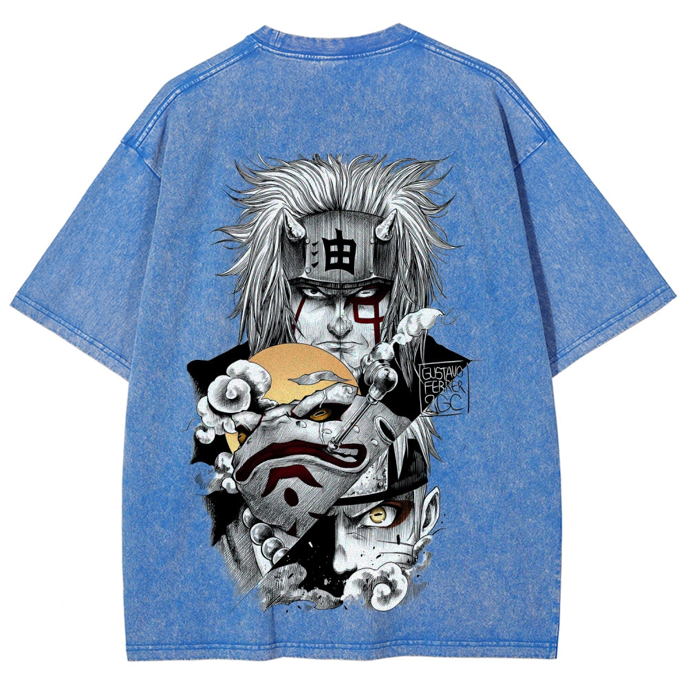 Naruto Unisex Fit Washed T-Shirt 2508017672