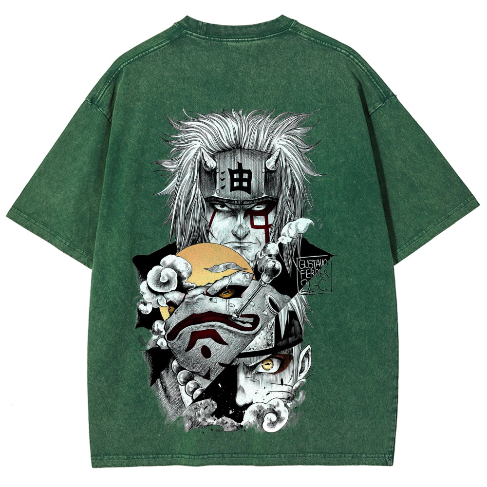 Naruto Unisex Fit Washed T-Shirt 2508017672