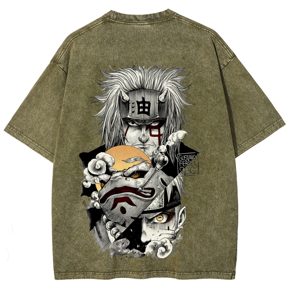 Naruto Unisex Fit Washed T-Shirt 2508017672