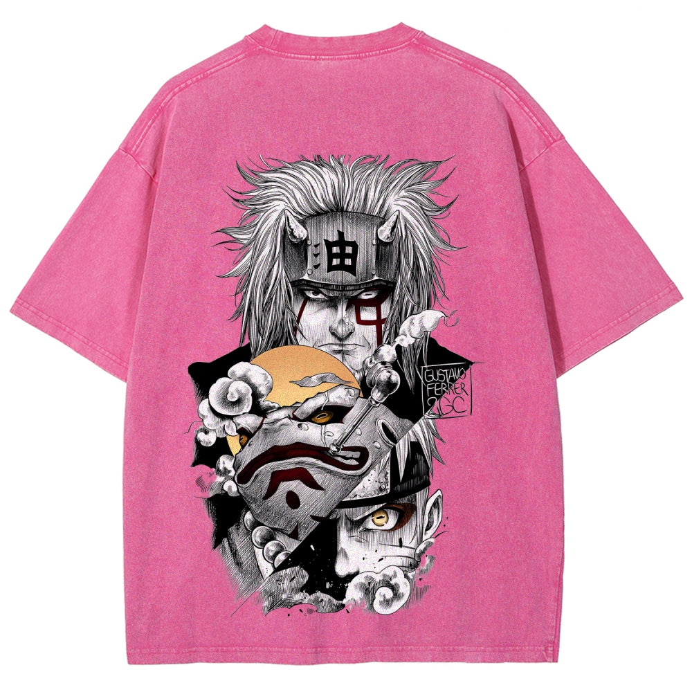 Naruto Unisex Fit Washed T-Shirt 2508017672