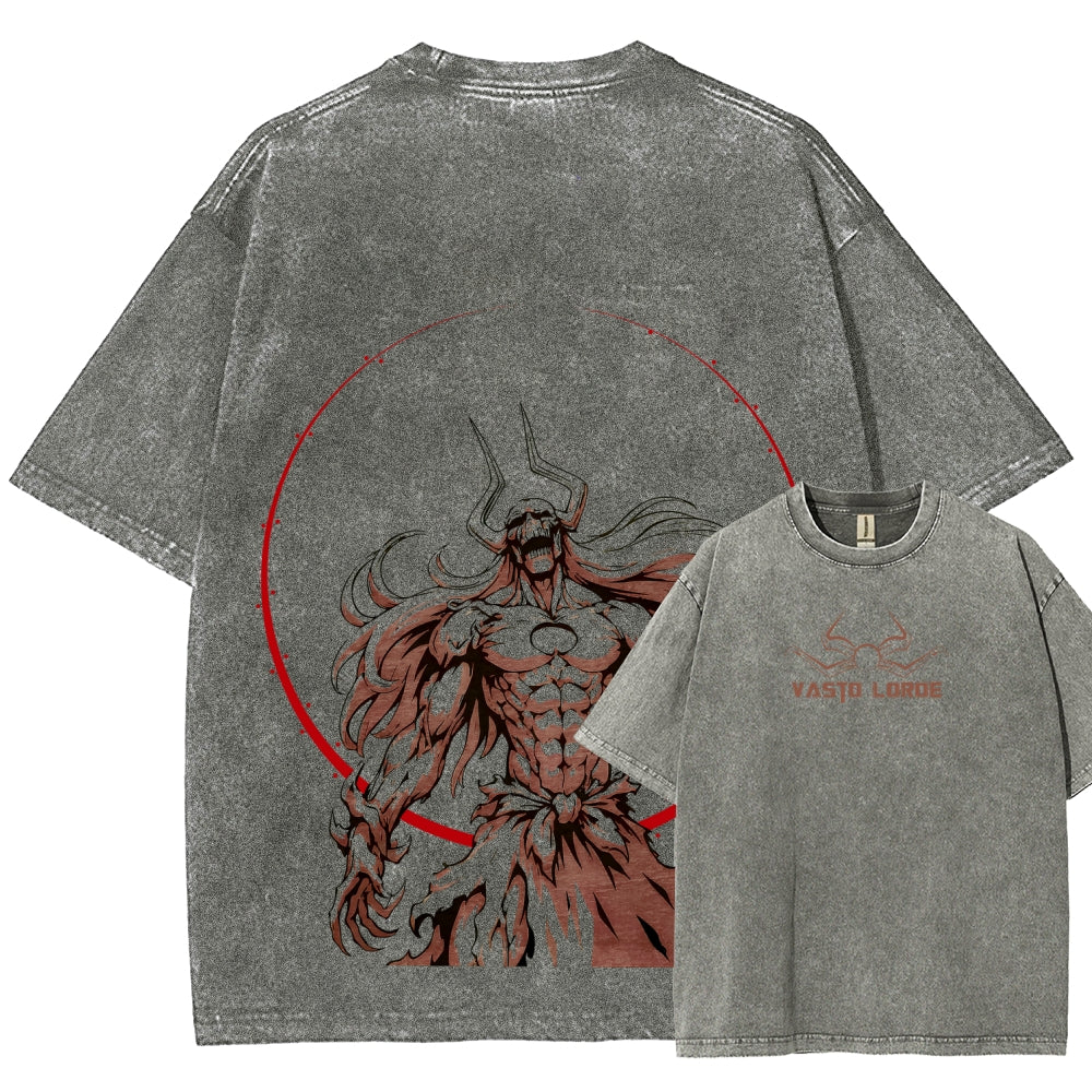 Bleach Unisex Fit Washed T-Shirt 2508018828