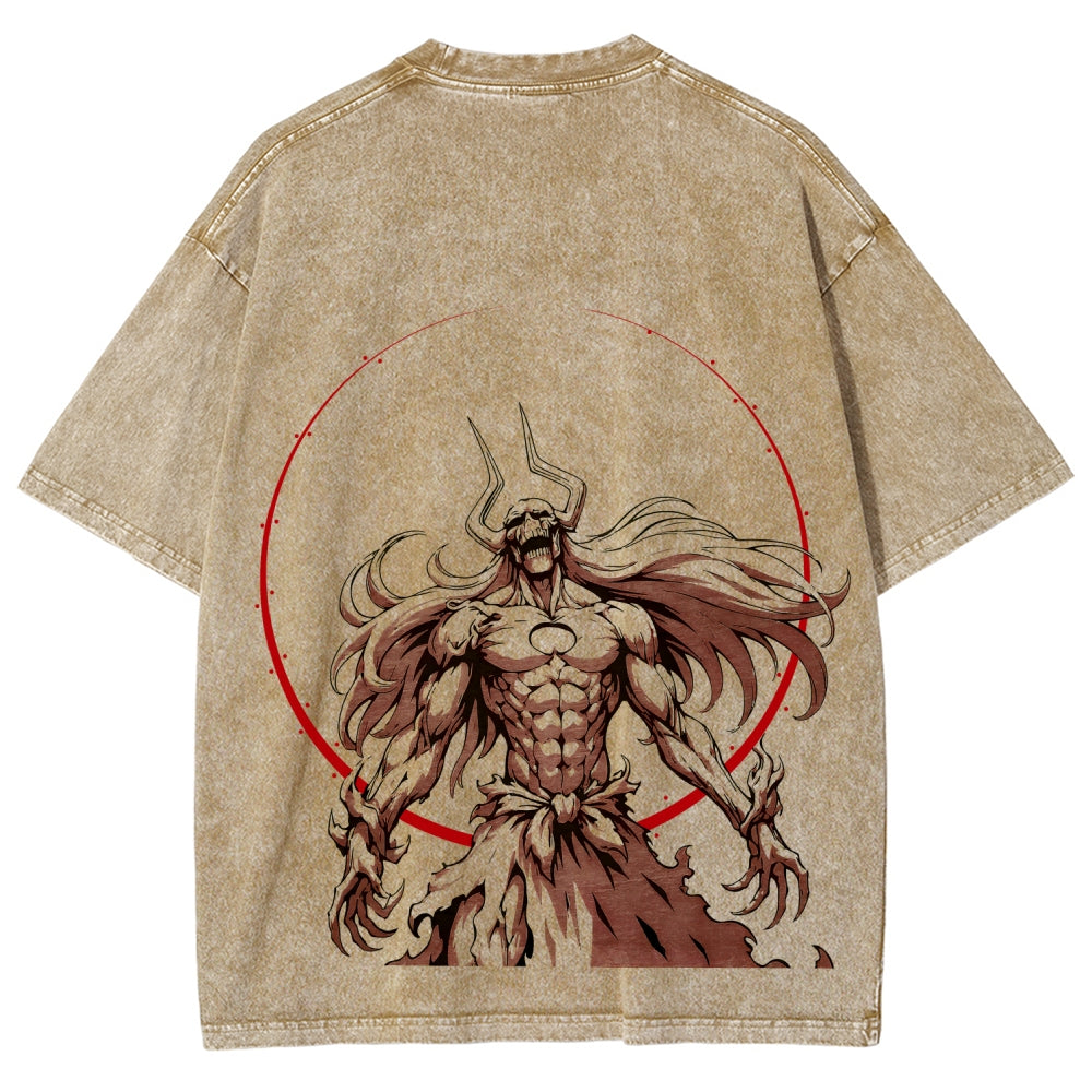 Bleach Unisex Fit Washed T-Shirt 2508018828