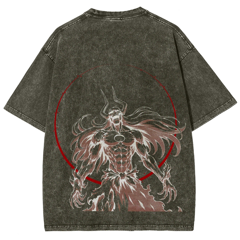 Bleach Unisex Fit Washed T-Shirt 2508018828