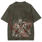 Bleach Unisex Fit Washed T-Shirt 2508018828