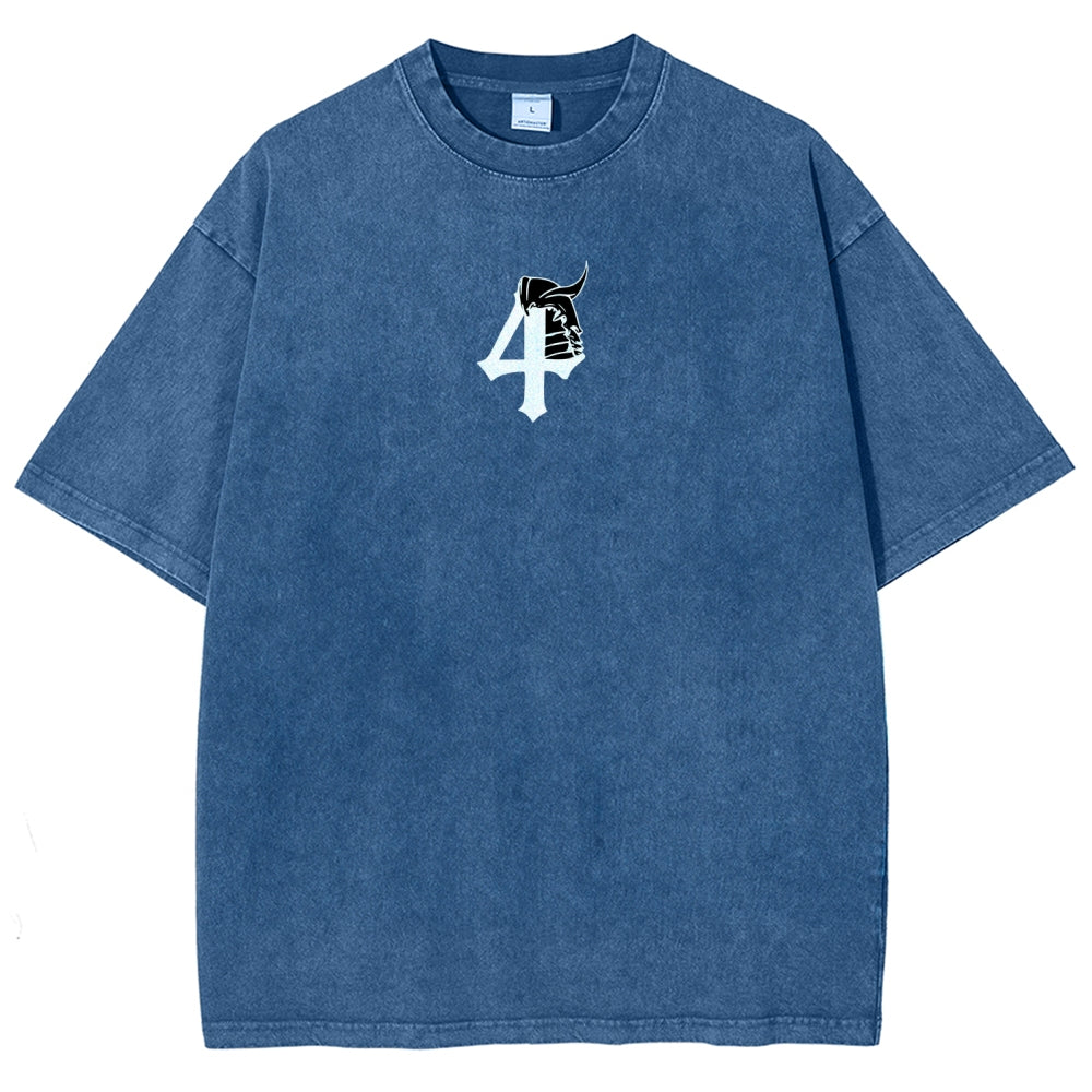 Bleach Unisex Fit Washed T-Shirt 2508018880
