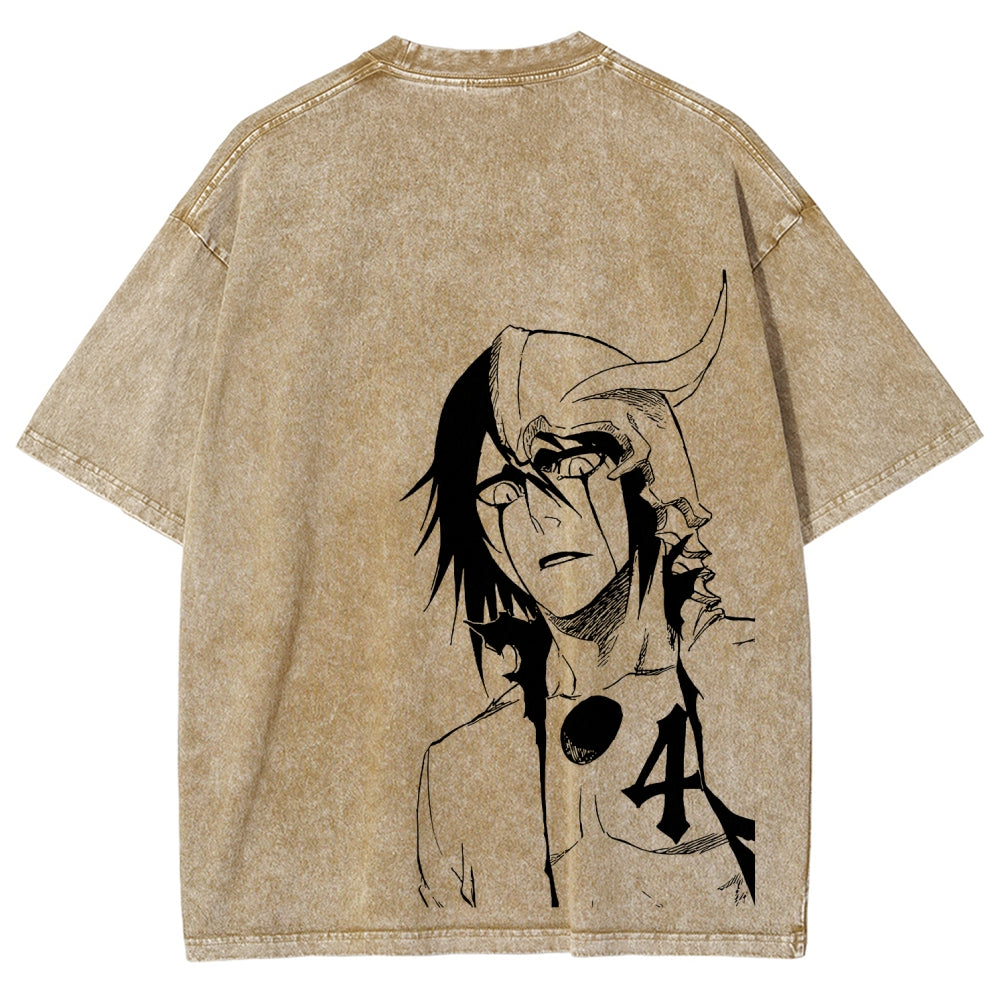 Bleach Unisex Fit Washed T-Shirt 2508018880
