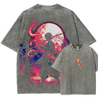Demon Slayer Unisex Fit Washed T-Shirt 2508018941