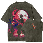 Demon Slayer Unisex Fit Washed T-Shirt 2508018941