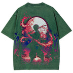 Demon Slayer Unisex Fit Washed T-Shirt 2508018941
