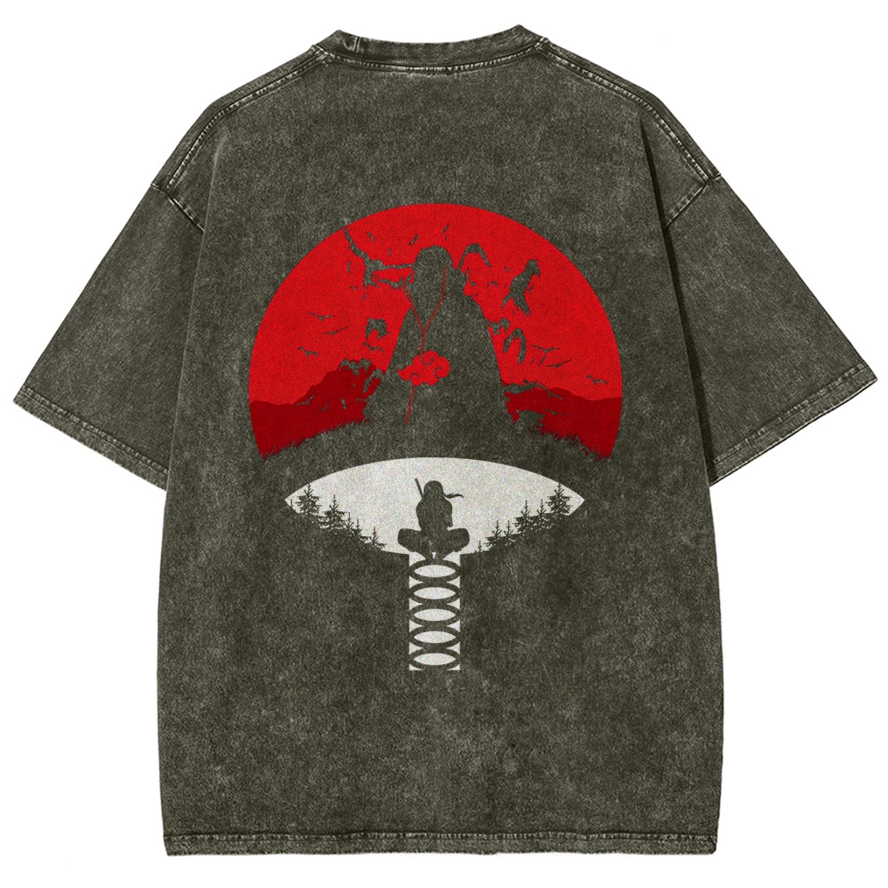 Naruto Unisex Fit Washed T-Shirt 2508023391
