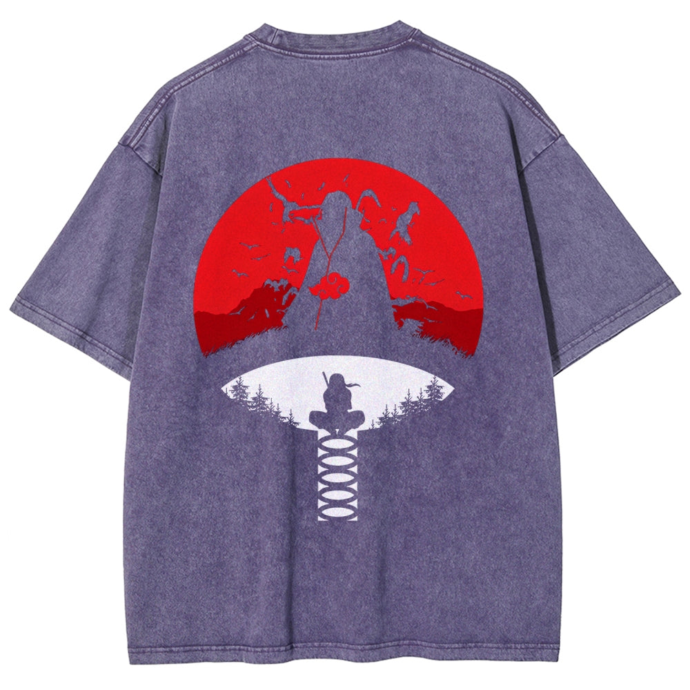 Naruto Unisex Fit Washed T-Shirt 2508023391