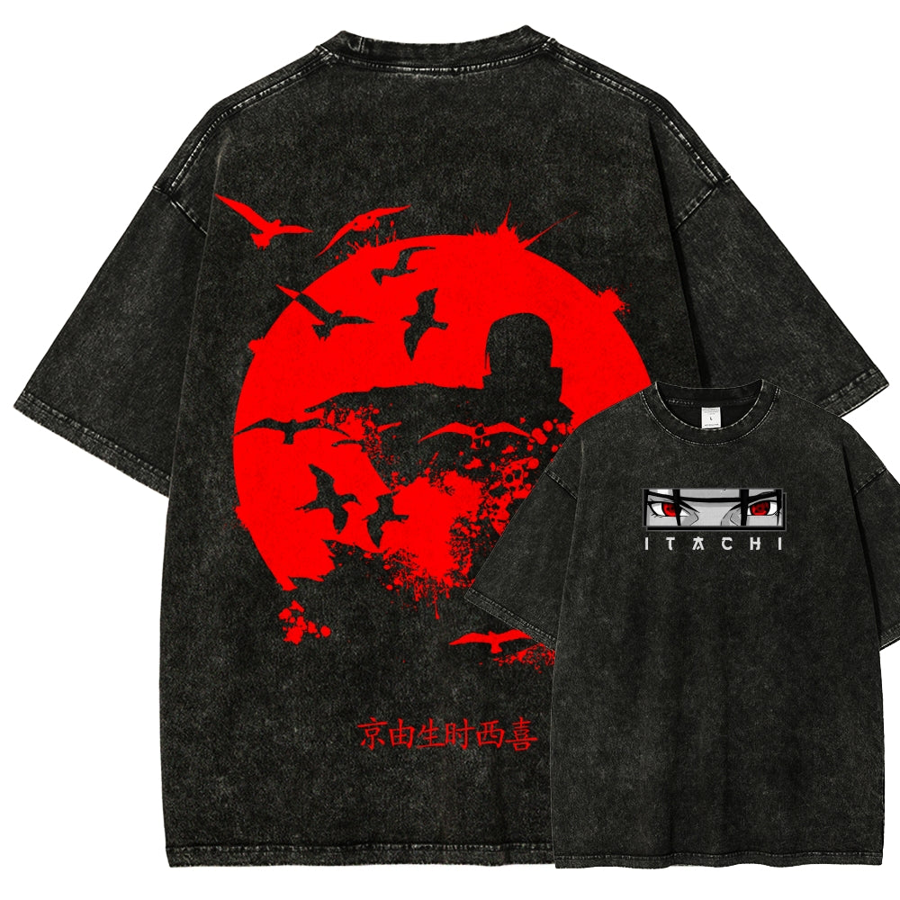 Naruto Unisex Fit Washed T-Shirt 2508023392