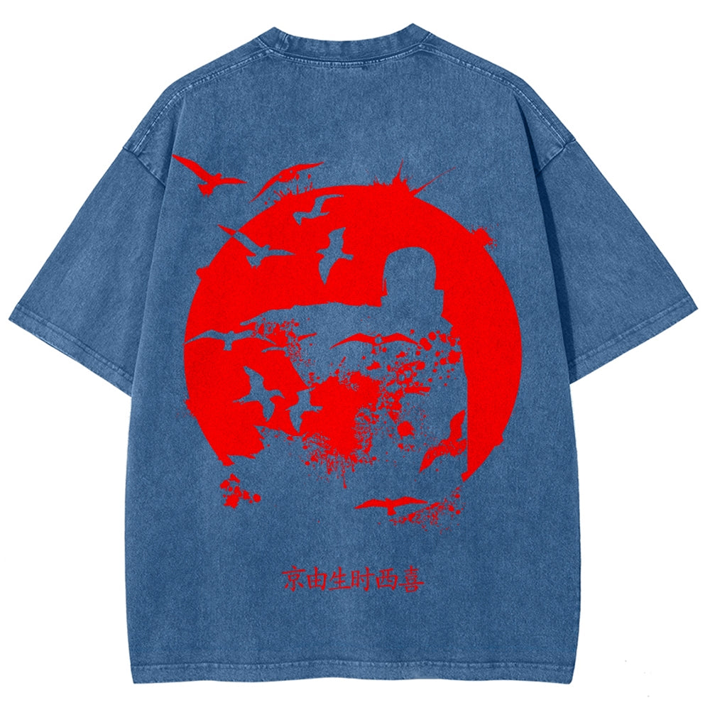 Naruto Unisex Fit Washed T-Shirt 2508023392