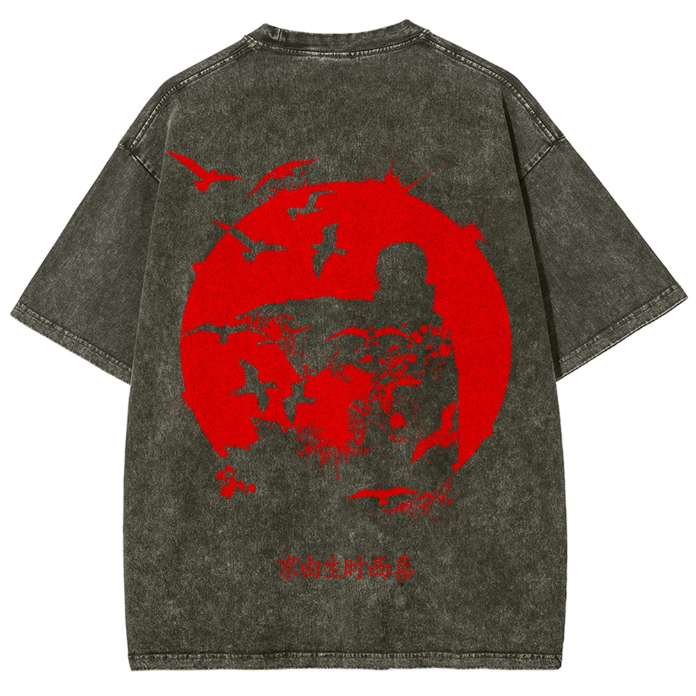 Naruto Unisex Fit Washed T-Shirt 2508023392