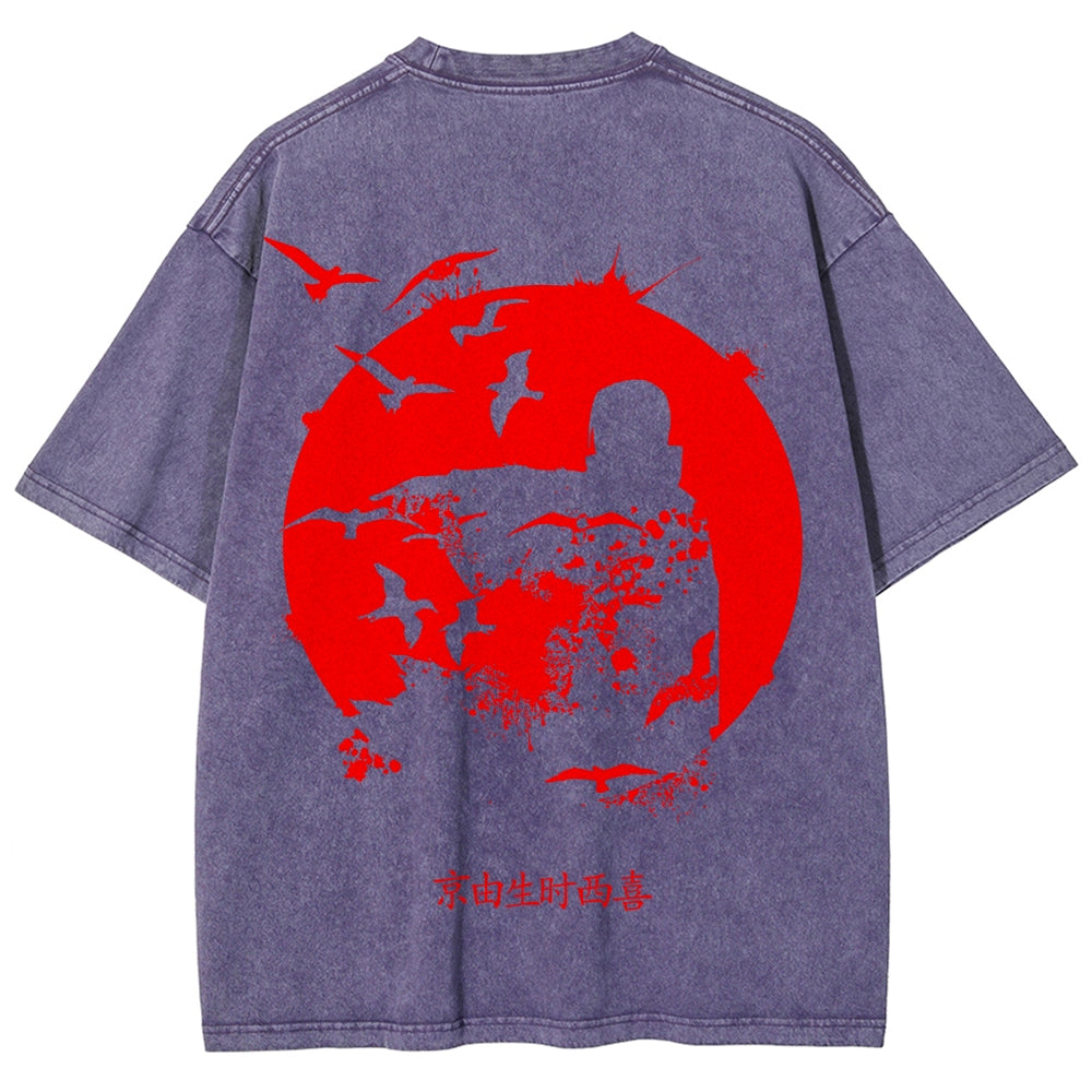 Naruto Unisex Fit Washed T-Shirt 2508023392