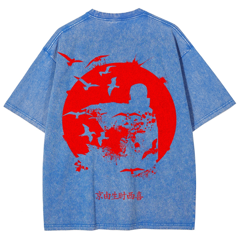 Naruto Unisex Fit Washed T-Shirt 2508023392