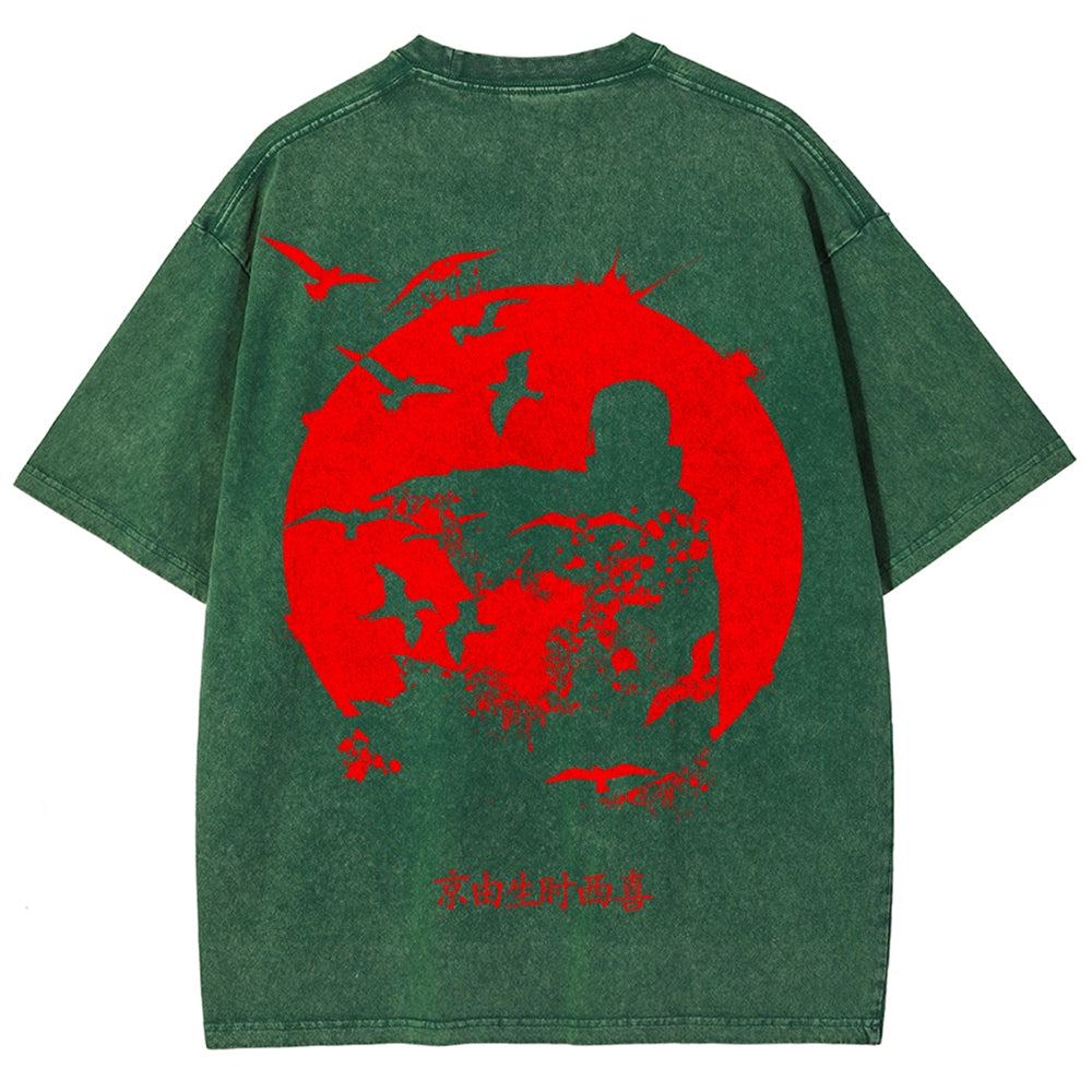 Naruto Unisex Fit Washed T-Shirt 2508023392