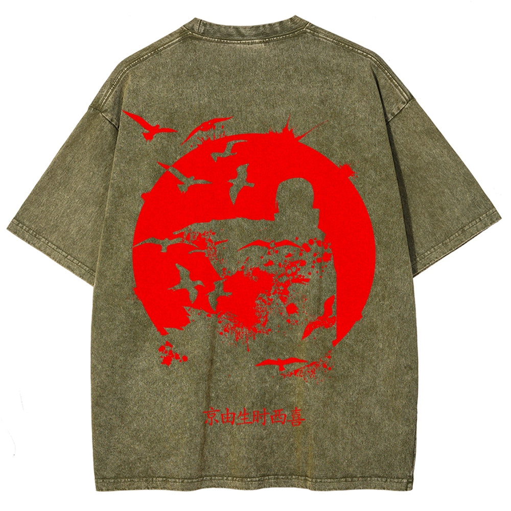 Naruto Unisex Fit Washed T-Shirt 2508023392