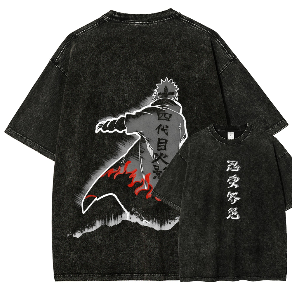 Naruto Unisex Fit Washed T-Shirt 2508023596