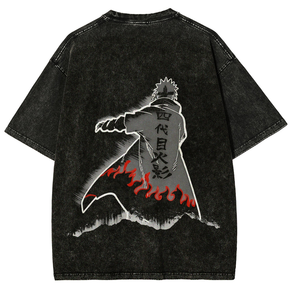 Naruto Unisex Fit Washed T-Shirt 2508023596