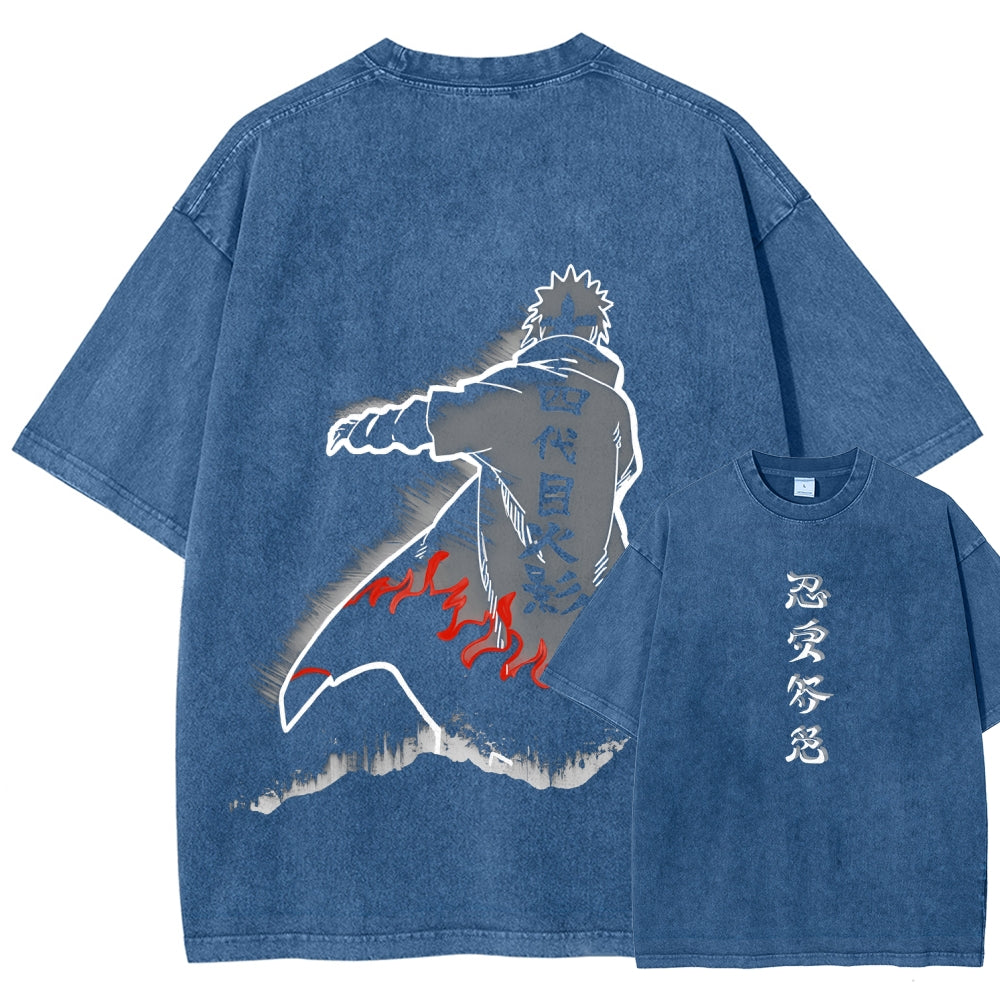 Naruto Unisex Fit Washed T-Shirt 2508023596