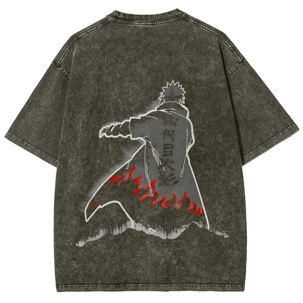 Naruto Unisex Fit Washed T-Shirt 2508023596