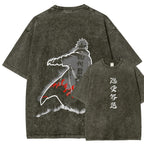 Naruto Unisex Fit Washed T-Shirt 2508023596