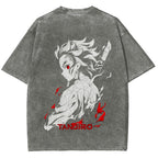 Demon Slayer Unisex Fit Washed T-Shirt 2509001406