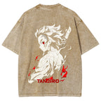 Demon Slayer Unisex Fit Washed T-Shirt 2509001406