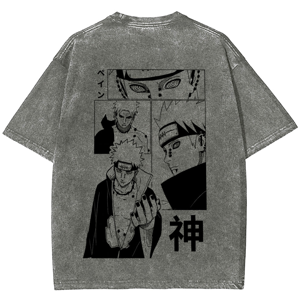 Naruto Unisex Fit Washed T-Shirt 2509012213
