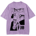 Naruto Unisex Fit Washed T-Shirt 2509012213
