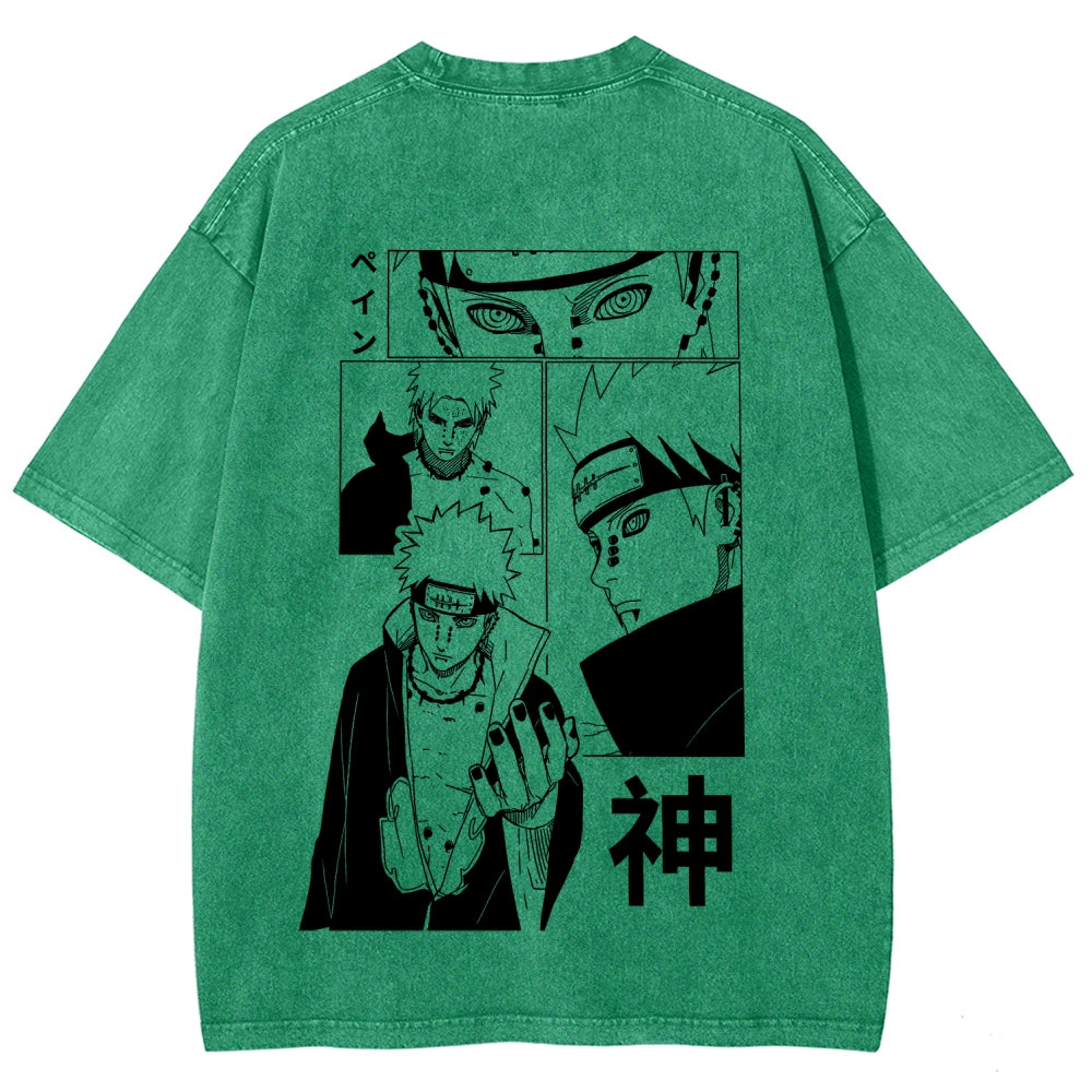 Naruto Unisex Fit Washed T-Shirt 2509012213