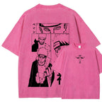 Naruto Unisex Fit Washed T-Shirt 2509012213
