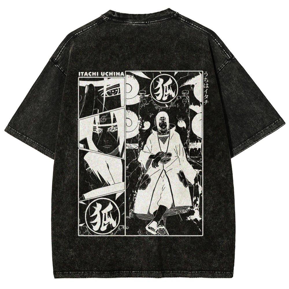 Naruto Unisex Fit Washed T-Shirt 2509012221