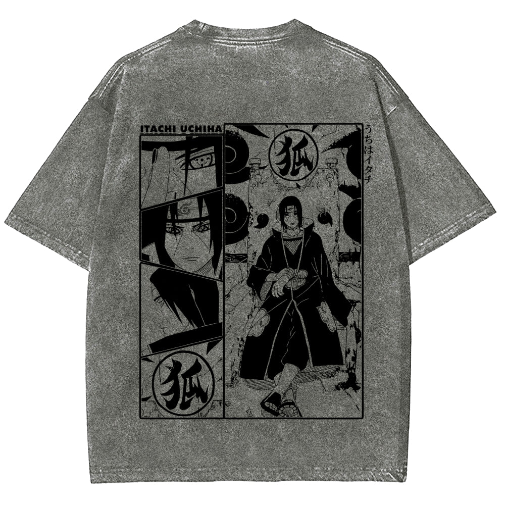 Naruto Unisex Fit Washed T-Shirt 2509012221