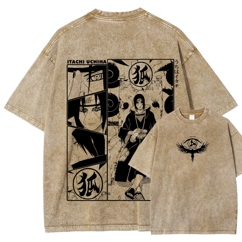 Naruto Unisex Fit Washed T-Shirt 2509012221