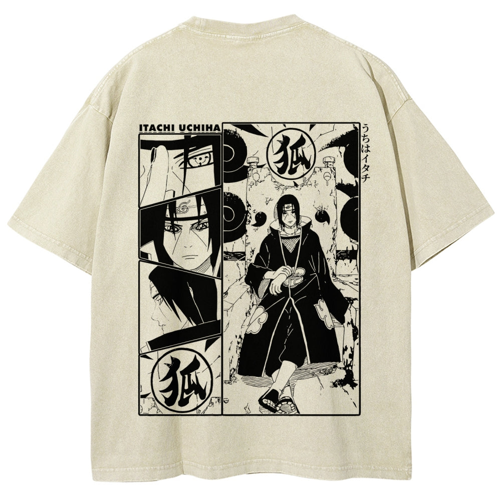 Naruto Unisex Fit Washed T-Shirt 2509012221
