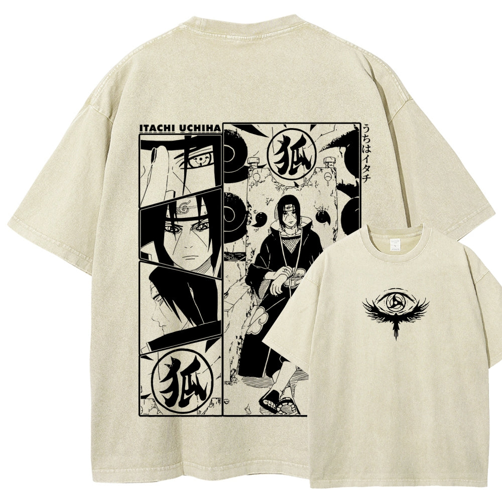 Naruto Unisex Fit Washed T-Shirt 2509012221