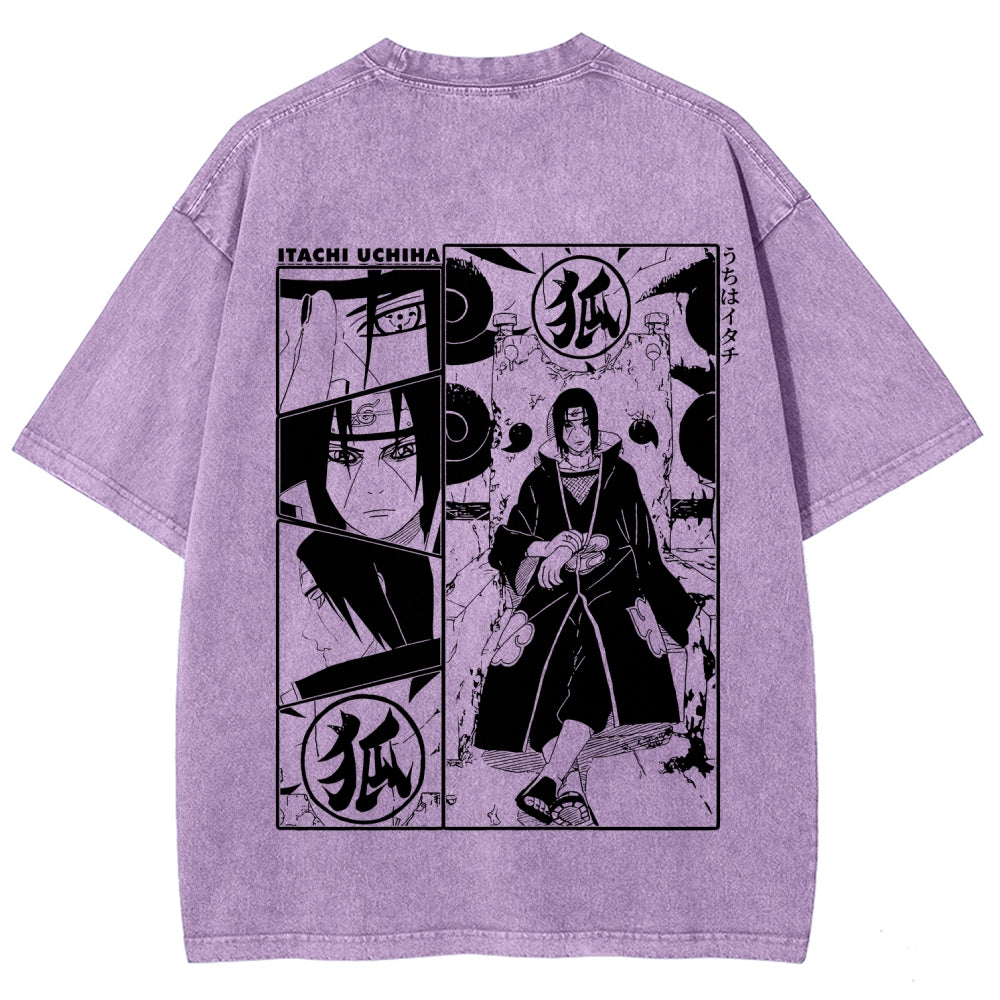 Naruto Unisex Fit Washed T-Shirt 2509012221