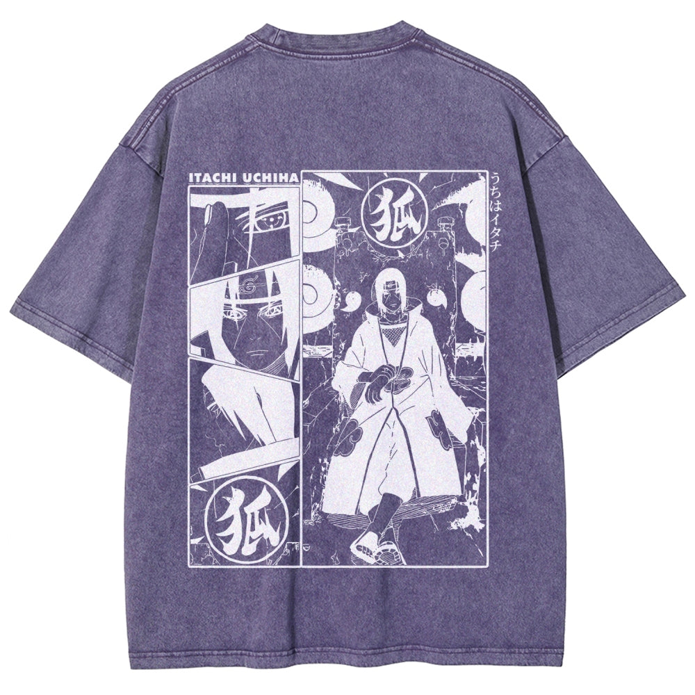 Naruto Unisex Fit Washed T-Shirt 2509012221