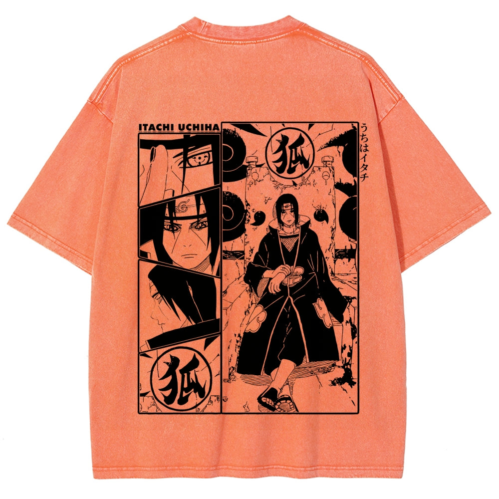Naruto Unisex Fit Washed T-Shirt 2509012221