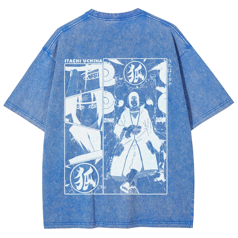 Naruto Unisex Fit Washed T-Shirt 2509012221