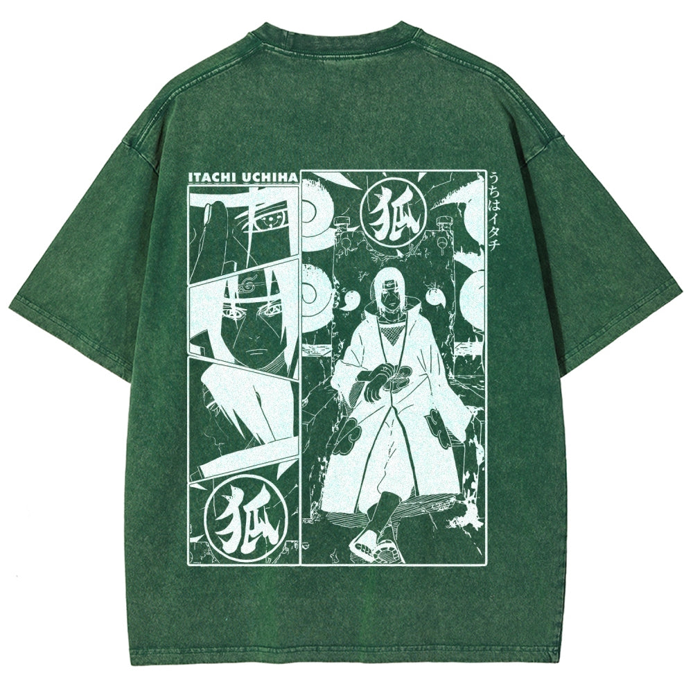 Naruto Unisex Fit Washed T-Shirt 2509012221