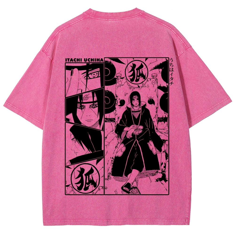 Naruto Unisex Fit Washed T-Shirt 2509012221