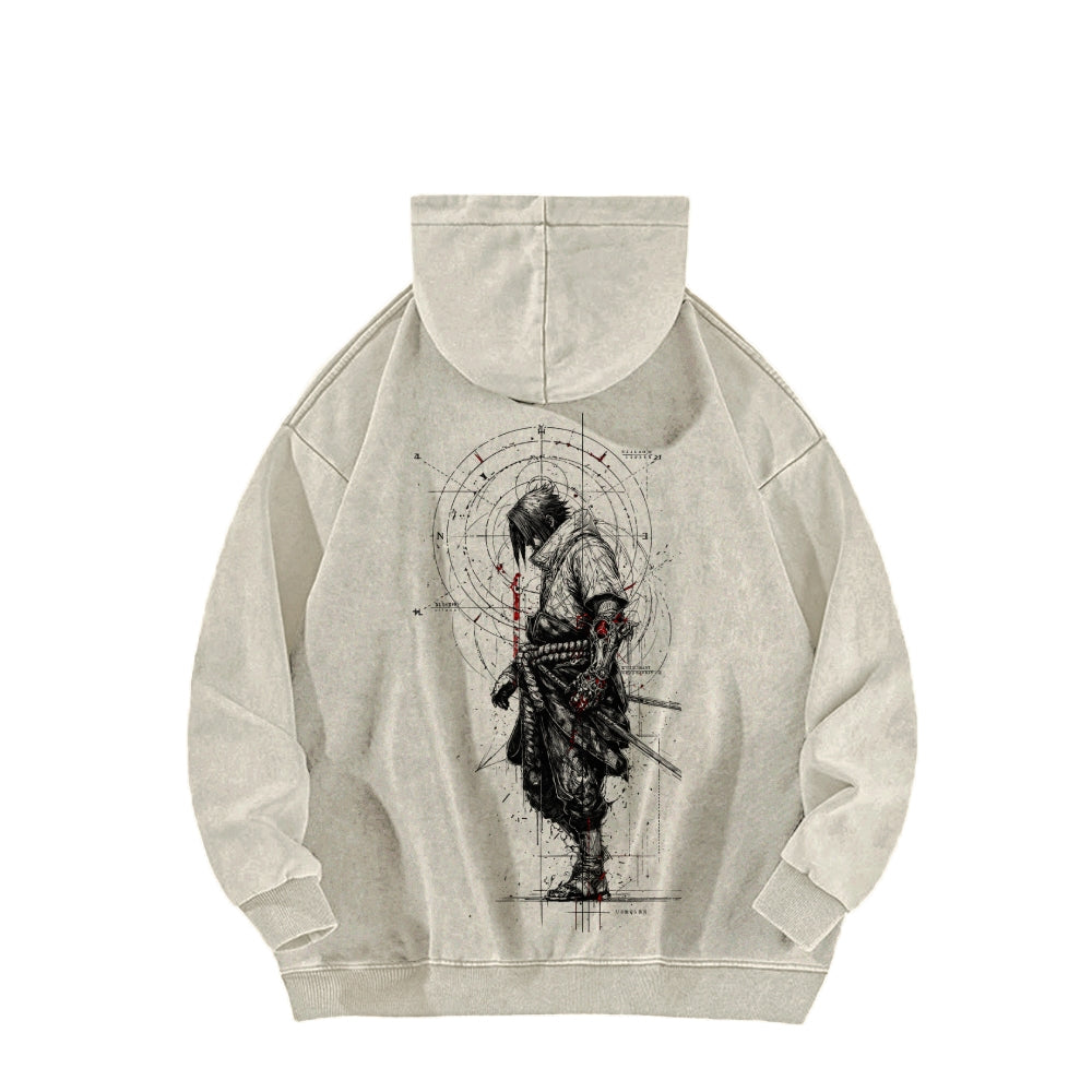 Naruto Casual Washed Hoodie 2509012968